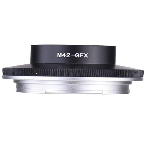 Adaptador de montura para lente con enfoque infinito preciso, lentes M42 de SLR a cámara sin espejo GFX, enfoque manual para series Fuji GFX miniatura 5