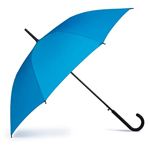 Paraguas VOGUE Mujer Largo Eco-Rpet Azul Antiviento Wind Proof Cover