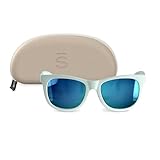 SUAVINEX, Gafas de Sol para Bebés de 0 a 12 Meses, Polarizadas, con Filtro UV400, Cat. 3, 100% Protección Rayos UVA y UVB, Funda Incluida, Muy Flexibles y Ligeras, Cuadradas, Modelo 2026, Color Azul