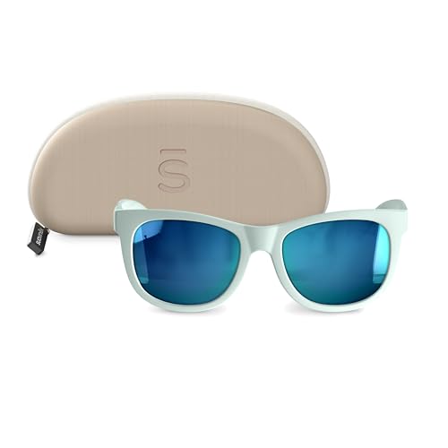SUAVINEX, Gafas de Sol para Bebés de 0 a 12 Meses, Polarizadas, con Filtro UV400, Cat. 3, 100% Protección Rayos UVA y UVB, Funda Incluida, Muy Flexibles y Ligeras, Cuadradas, Modelo 2026, Color Azul