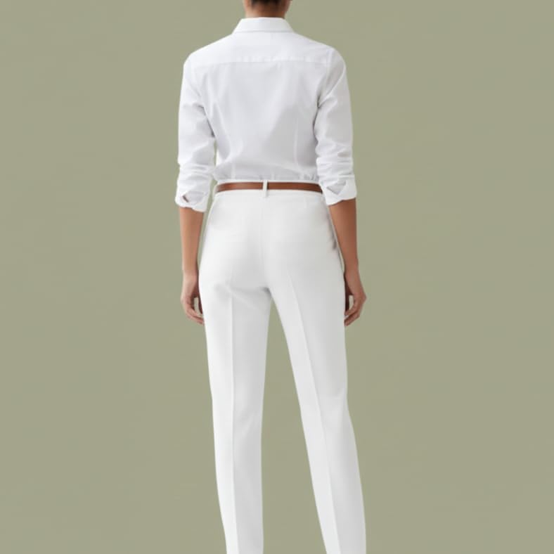 Image of Women Regular Fit Black Formal Pant for Office Wear