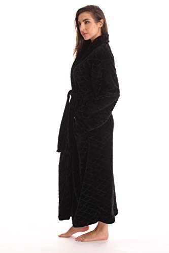 Just Love Kimono Robe Long Bath Robes For Women 6813-Blk-3X #TOP1