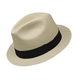 GORRO PANAMA: UPF 50 + UVA / UVB Protección solar. Una clasificación de UPF 50+ es la calificación de protección solar más alta que se puede lograr y significa que solo 1 / 50 o menos de los rayos UV pueden atravesar el sombrero, lo que le permite disminuir el sol. El sombrero panama autentico y perfecto para la playa o cualquier otra actividad bajo el sol.