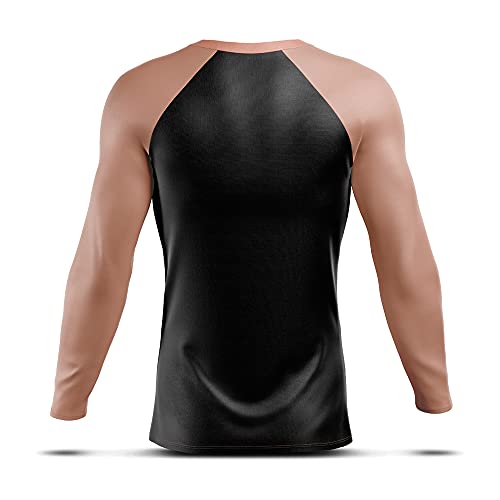 Camisa Térmica Segunda Pele AD Store Proteção Uv+50 Preto Chocolate (G)