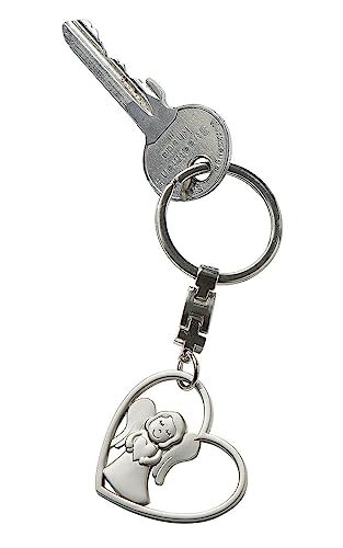 Preisvergleich Produktbild GILDE Schlüsselanhänger Herzengel Schutzengel in schwarzer Geschenkbox