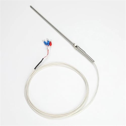 Sensor de temperatura PT100 M8 en acero inoxidable para mediciones precisas de 200mm