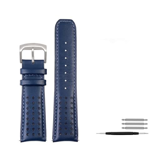 [REFKIT] �V�`�Y���u���[�G���W�F���j�����v�o���h AT8020-54L ���� 8020-03L ���� JY8078 �J�[�u�G���h�{�v���v�o���h�u���X���b�g�X�g���b�v 22 23 (Color : Blue X silver, Size : 23mm