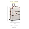 DELSEY PARIS Chatelet Air 2.0 Hardside Luggage with Spinner Wheels, Angora, 3 Piece Set, (19/24/28)
