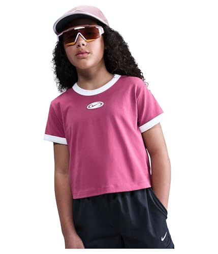 Nike Girls' Sportswear Cropped T-Shirt (Little Big Kid)