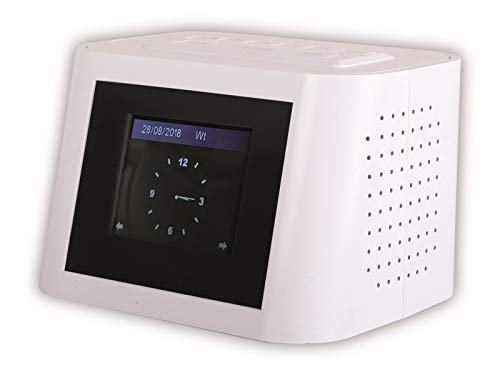 TON6 Internet und UKW Radio in weiß mit 2.4 Zoll TFT- Farbdisplay/AUX-IN Eingang/Kopfhörerausgang