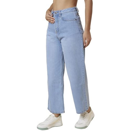 Image of Globus Women Blue Boyfriend Fit Mid-Rise Jeans-3635948001