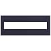 Legrand adorne Bleu Noir, 6-Gang Wall Plate, AWP6GBN1