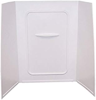 Better Bath 210303 White 24" x 36" x 56" Bathtub Wall Surround