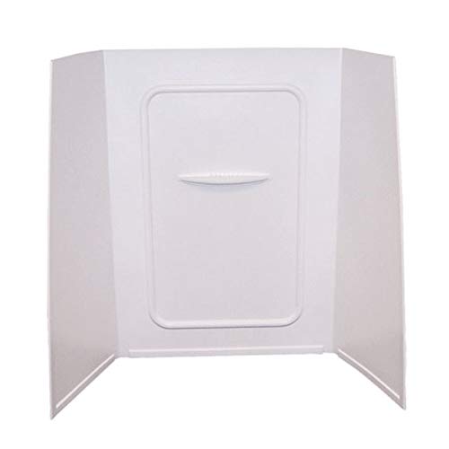 Better Bath 210303 White 24" x 36" x 56" Bathtub Wall Surround