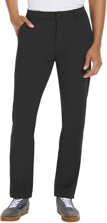 Hurley Men's Water Repellent Hybrid Performance Stretch Pant (US, Waist Inseam, 38, 29, Regular, Regular, Black)