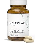 MoleQlar Sulforaphane Capsules – 60 pièces Glucoraphanine + Myrosinase – Sulforapro Comp activé...