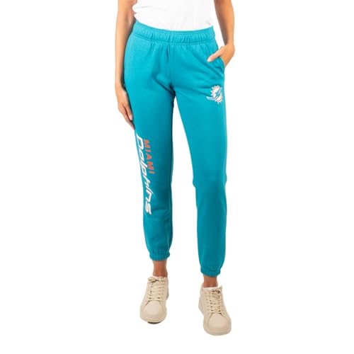 Ultra Game Women's NFL Official Super Soft Sweatpants Joggers Lounge Pants Pajamas