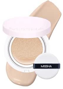 MISSHA Magic Cushion Foundation No.21 Light Beige, Dewy Coverage