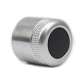 MMI Lautstärkeregler Knopf für A6 C6 (2006-2010), S6 (2007-2010), RS6 für Avant (2008-2011), A8 (2004-2010) & für Q7 (2007-2009) - Silber Kunststoff Ro