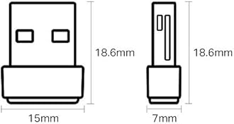 TP Link Archer T2U Nano Wireless USB Adapter, Dual Band, Network Adapter/WiFi Dongle for PC Desktop & Laptop, Nano design, Omni Directional, Supports Windows 10/8.1/8/7/XP, Mac OS X, Black, AC600 Mbps Exquisite