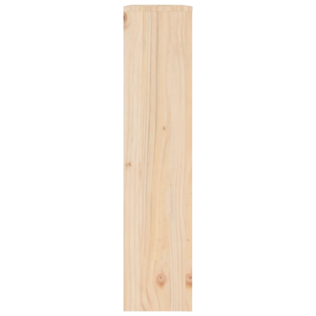 Heizkörperverkleidung aus massivem Kiefernholz 79,5 x 19 x 84 cm mit Lamellen, Ablage für Wohnzimmer, als Heizkörper Zubehör für Heizungsbereich
