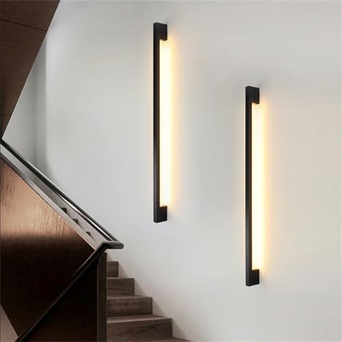 Aplique de pared LED rectangular de 120cm que elimina sombras oscuras en pasillos 7