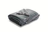 Cuddledown Silk Blanket | 100% Silk | Fleecy Soft | Moisture Wicking | Temperature Regulating | Queen Size | Charcoal Color