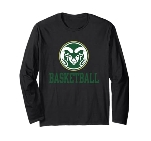 Colorado State Rams Basketball Icon Officially Licensed Long Sleeve T-Shirt
