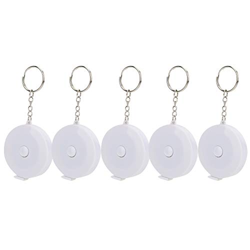 SUNGOOYUE Fish Ruler, 5Pcs PVC Folding Fish Measuring Ruler Accurate Measurement Tackle Tool for Boat