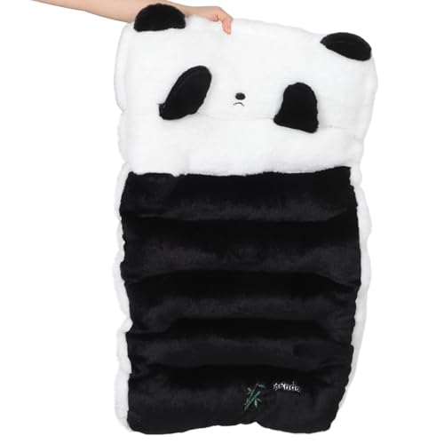 Cojín de asiento para coche contra el frío: felpa suave de panda para un viaje cómodo 4