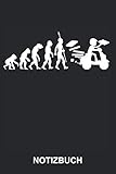  Notizbuch: Pizzabote Pizza Lieferant Pizzafahrer Beruf Job Pizzalieferant Motorroller Pizzalieferdienst Pizza Evolution  Lustiges Niedliches ...  ca. A5 mit Linien  120 Seiten liniert