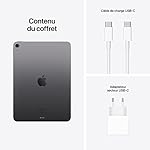 Apple 2022 iPad Air 10,9 Pouces (Wi‑FI, 256 Go) - Gris sidéral (5ᵉ génération) 14 31dV+XfZr1L. SS150
