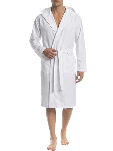 o-day Peignoir en microfibre pour homme, femme, peu encombrant, unisexe, pour adultes, avec capuche, poches et ceinture, idéal pour voyage, piscine, salle de...
