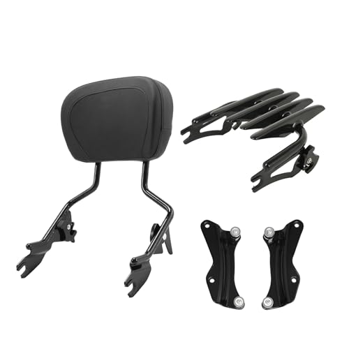 Dossier passager avec fixation premium pour porte-bagages Touring Street Glide et Road King