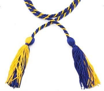Class Act Graduation Royal Blue and Gold Honor Cords