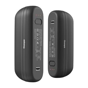 OCOOPA Hand Warmers Rechargeable 2 Pack, Electric Magnetic Handwarmers 5200mAh, Portable Pocket Heater, UL Certified, USB-C, Tech Gifts for Camping, Raynauds, Father‘s Day Gifts, UT2S Mini