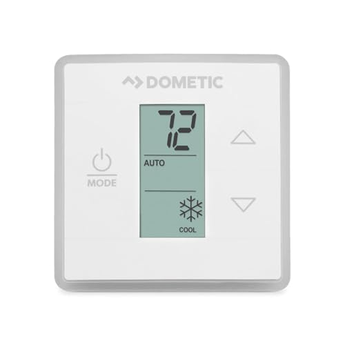 Dometic 3316250.700 Single Zone CT Thermostat Cool/Furnace White