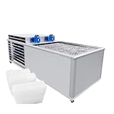Food-Grade 304 Stainless Steel Commercial Ice Maker, Industrial Ice Block Machine with Adjustable Cube Sizes, Automatic Smart Monitoring for Restaurant, Hotel & Food Processing Plant