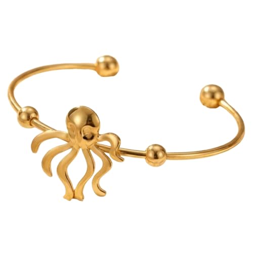 Bracelet perles de cristal pour femme en acier inoxydable ajustable style moderne chic empilable