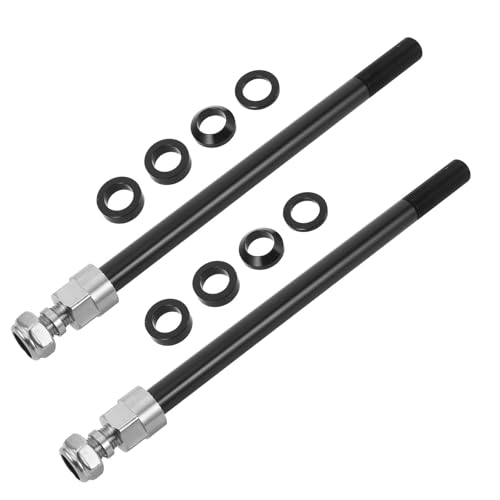 Remolque para bicicleta eje seguro resistente y duradero compatible con dos piezas