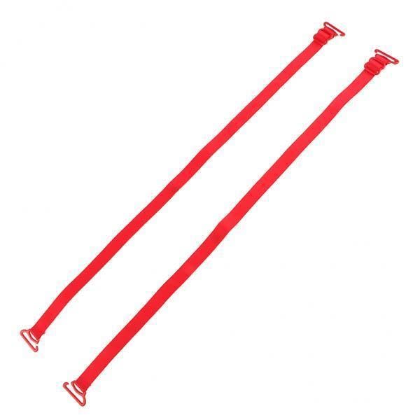 2xWomen's Non-Slip Bra Straps Adjustable Replacement Shoulder Straps Red-image-38