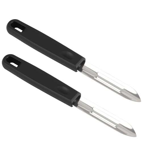 2PCS Sparschäler Gemüseschäler Kartoffelschäler Mit Ergonomischem Rutschfestem Griff, Multifunktionsschäler Für Schäler Gemüse, Karotten, Gurken, Obst, Praktischer Küchenhelfer Profi-Schäler