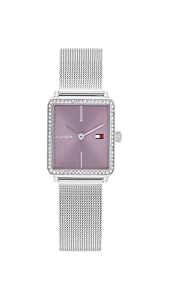 Tommy Hilfiger Two Hand Quartz Movement Watch for Women with Silver Stainless Steel Mesh Bracelet - 1782790