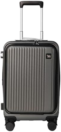 Mala De Viagem 20 "Polegadas Executiva 10Kg Bordo ME1 (Cinza Escu...