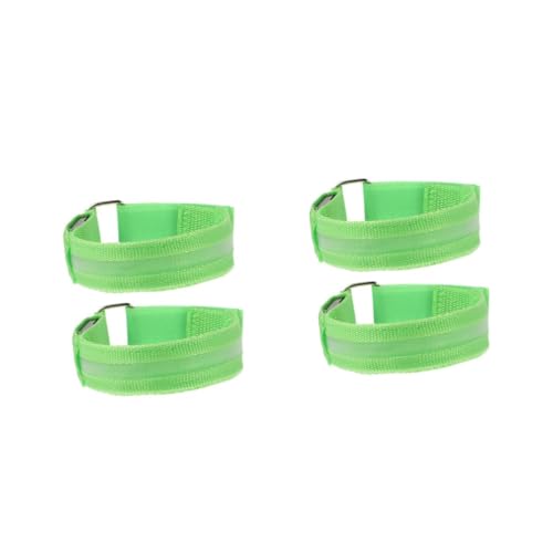 Toddmomy 1set LED Sports Armbands Glowing Running Safety Bands for Night Walking High Visibility Wristbands with USB Rechargeable Lights for Jogging Cycling and Outdoor Activities 2pcs