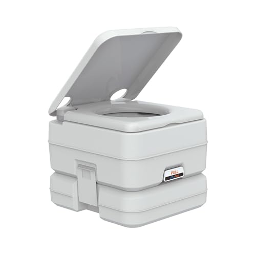 SEAFLO Vaso sanitário portátil para trailers, barco e acampamento (2,6 galões)