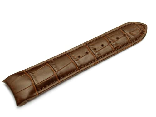 Image of RAYYN TOTTES02 COMPATIBLE FOR TISSOT COUTURIER 1853 & OTHER MODELS WATCHES Genuine Leather Watch Strap (Brown)