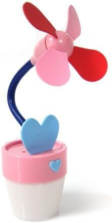 IBRIGHT LLC USB flower mini fan Pink mix