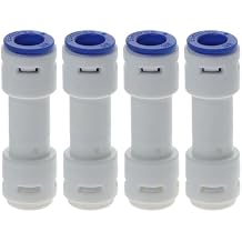 4PCS 3/8" Push to Connect One Way Check Valve for ROReverse Osmosis Wa-ter Filter