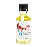 Amoretti - Gingerbread Extract Oil Soluble 2 oz - Highly Concentrated & Perfect For Pastry or Savory applications, Preservative Free, Vegan, Kosher Pareve, TTB Approved, Non-GMO